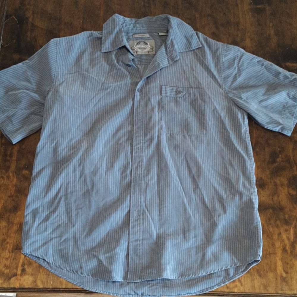 Bruno short sleeve button-down top